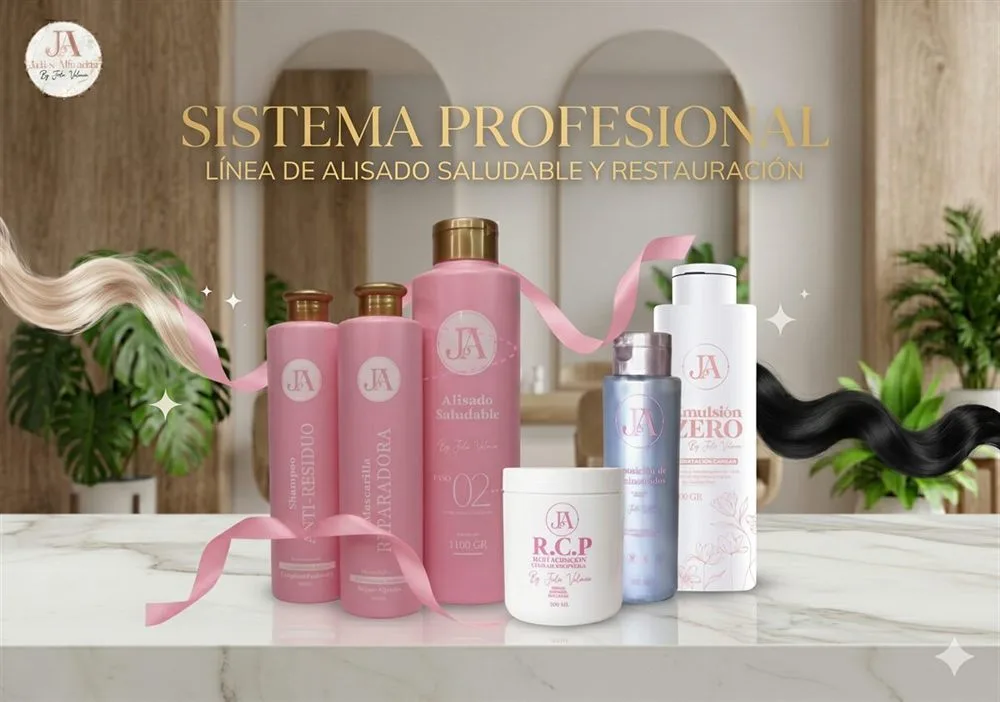 Línea Profesional Julie Alisados - Kit Alisado Saludable para Estilistas